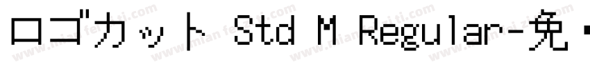 ロゴカット Std M Regular字体转换